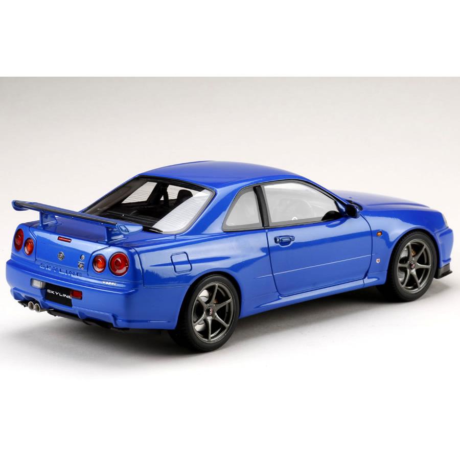 正規通販 日産 1 18 Japan Hobby スカイライン ベイサイドブルー 前期型 1999 Vスペック Bnr34 Gt R 車 Williamsav Com
