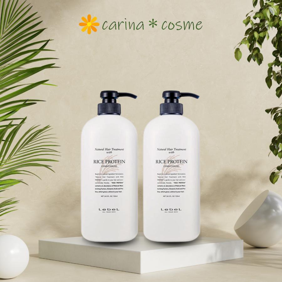 LebeL ナチュラルヘアトリートメント ウィズ RP 720ml 2本セット LebeL（ルベル） ナチュラルヘア トリートメント ウィズ RP ライス