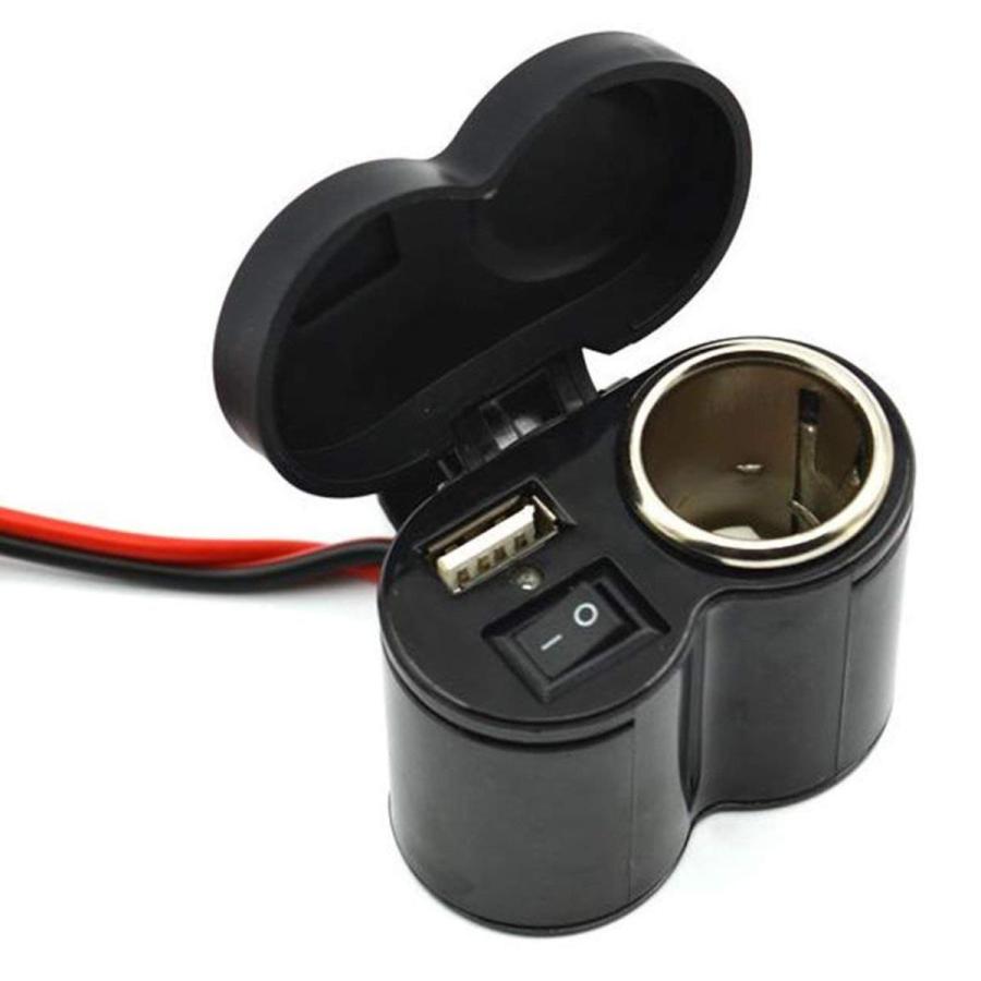 バイクusbソケット Usbポート カーチャージャー 74 以上節約 シガーソケット