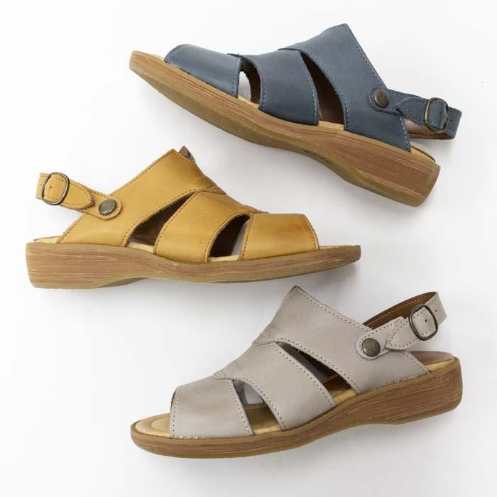 サンダル レディース 幅広 3e 本革 ソフトレザー 2way バックベルト おしゃれ 足に優しい 歩きやすい 痛くない コンフォート 旅行 Q426母の日 ギフト 花以外 レディース靴carique カリック 通販 Yahoo ショッピング