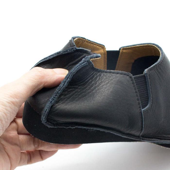 スリッポン レディース 本革 柔らかい サイドゴア 疲れない 歩きやすい 幅広 3E相当 おしゃれ 軽量 外反母趾 痛くない 日本製 カリック 6050 秋冬