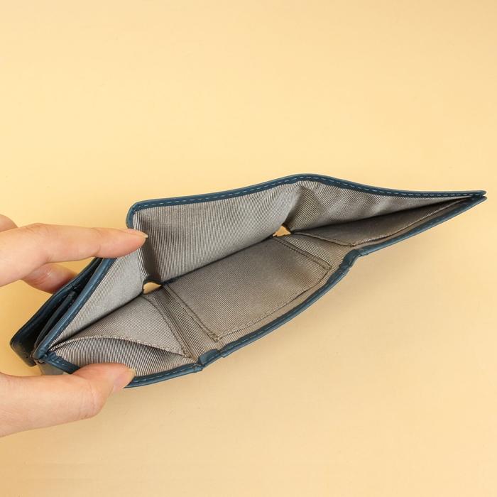 三つ折り財布 BEAURE ビュレ 本革 レザー カウレザー レディース ミニ
