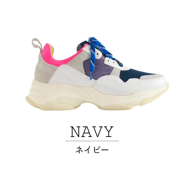 MANA（マナ） スニーカー 靴 ダッドスニーカー レディース 本革 山羊革