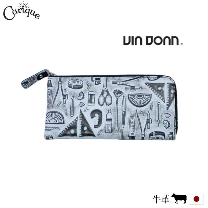 VIADOAN（ヴィアドアン） 長財布 牛革 本革 ステーショナリー 文具柄 L 