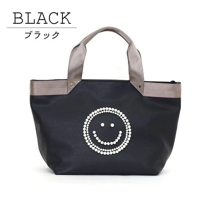トートバッグ COOCOクーコ ニコちゃん パール テープハンド レディース 