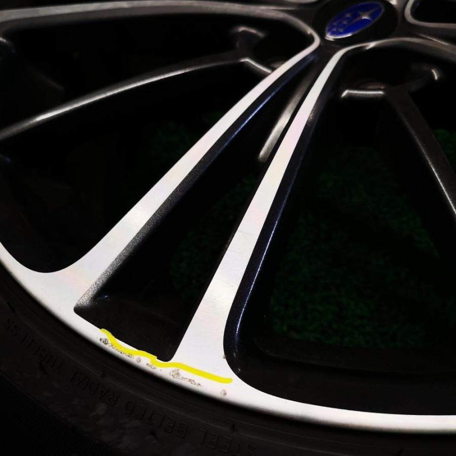 BRZ S ZC6 より取り外し 純正ホイール2本セット【17インチ 5穴 17×7J