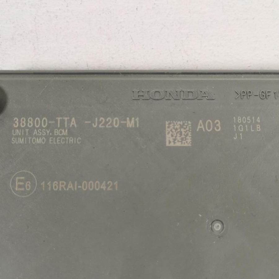 JF4 前期 JF3【BCMユニット】38800-TTA-J220-M1 H30 ホンダ N BOX
