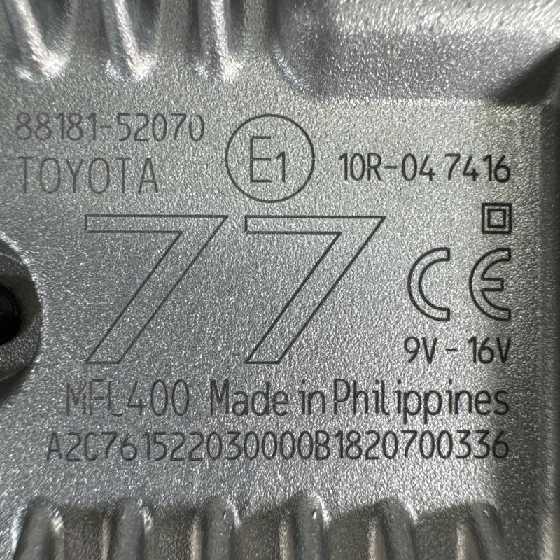 トヨタシエンタDAA-NHP170G フロントカメラ 88181-52070 NHP170 【フロントカメラ】 88181-52070 H30 トヨタ シエンタ