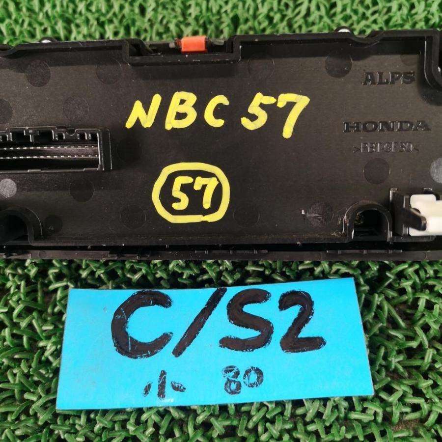JF3【エアコンスイッチパネル】79601-TTA-J51ZB H29 ホンダ N BOX
