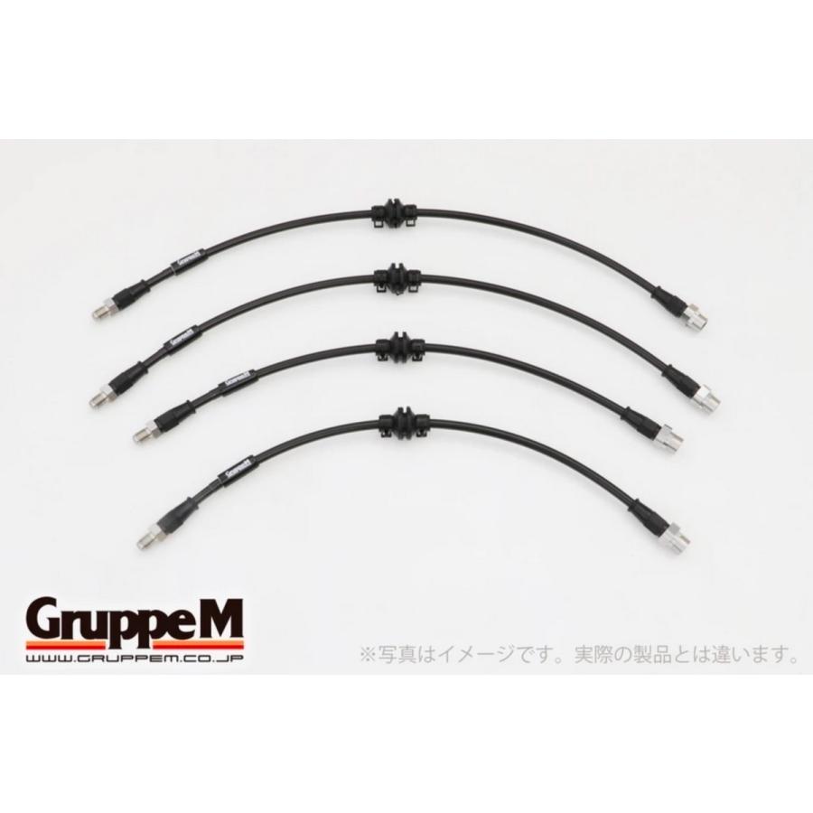 GruppeM /グループ・エム  ブレーキラインシステム 一台分 | ステンレススチール製 PORSCHE 996 TURBO 専用 |  BH-1006S