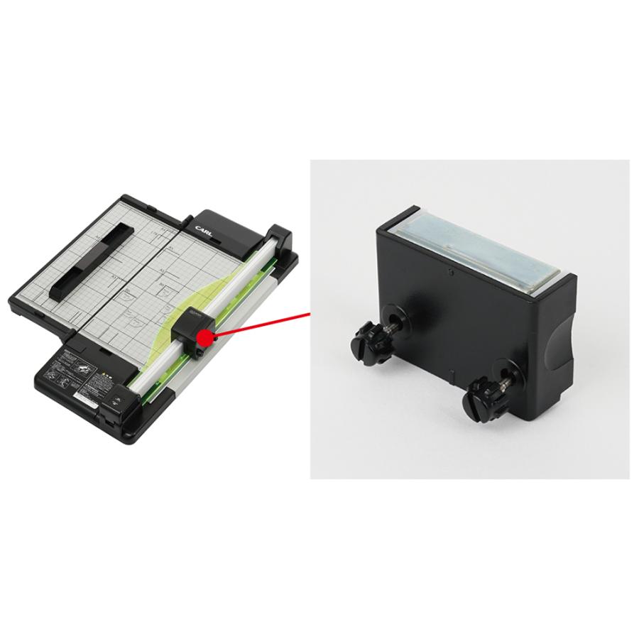 CARL ディスクカッター　DC-F5100-K カール事務器 ディスクカッタースリム DC-F5100-K A4用 : 文具