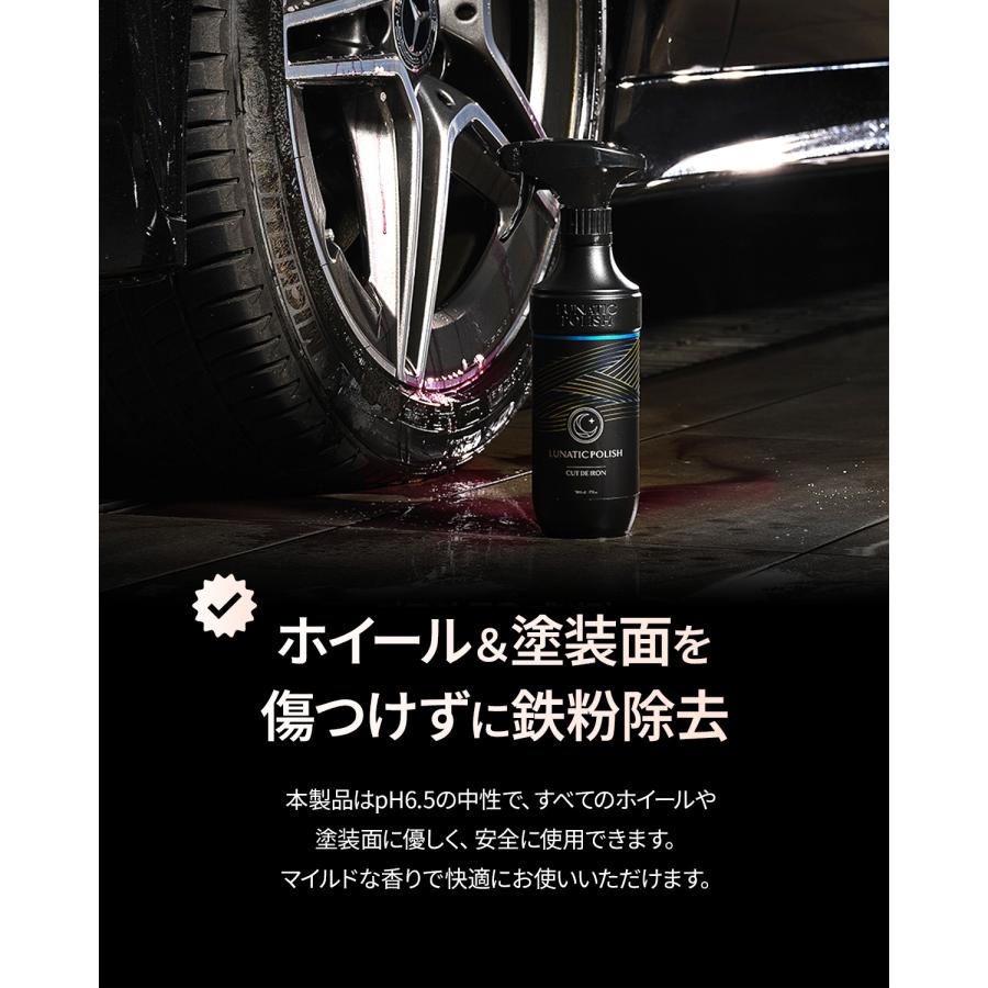 【ブルズワン BULLSONE】中性 車用 鉄粉除去剤 BU6 500ml スプレー式 ホイール/ボディにも使える 即効性 鉄粉・ブレーキダスト 強力除去 洗車 セイワ(SEIWA) | SEIWA | 05