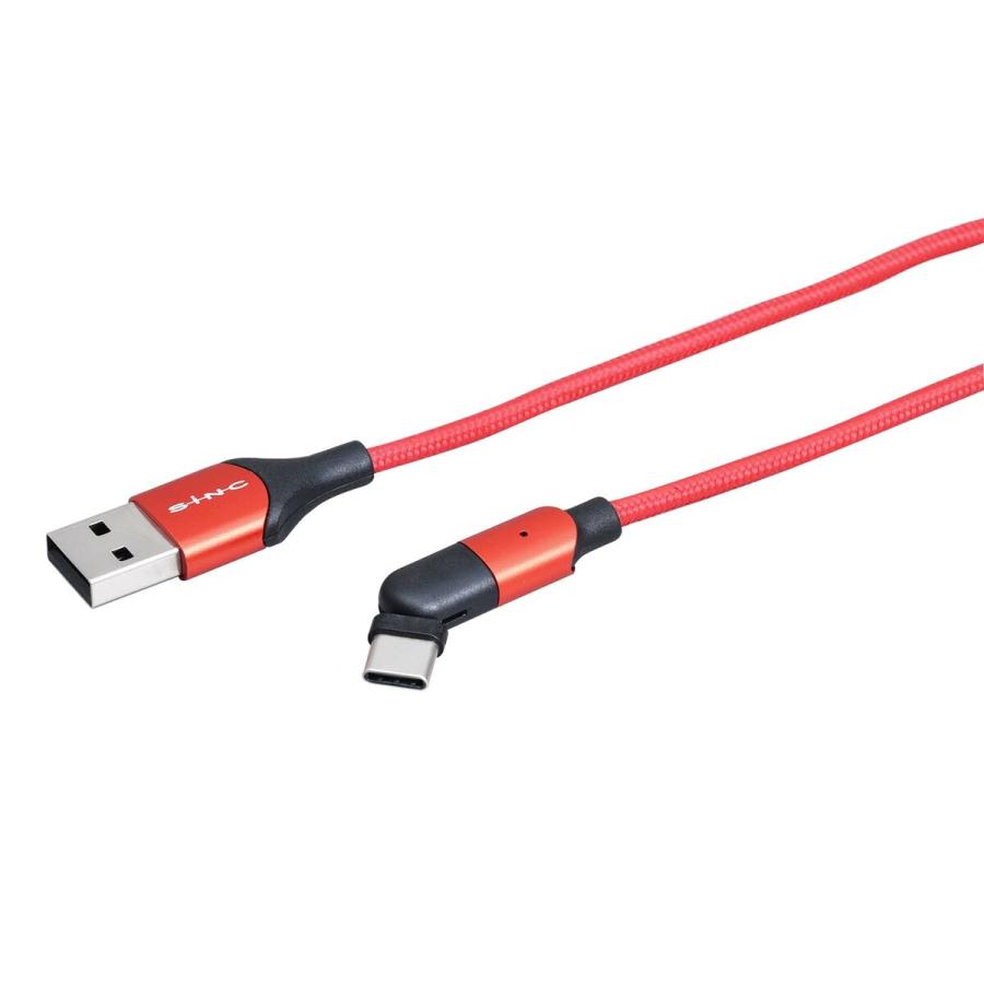 SEIWA USB スマホ 充電 ケーブル AtoC レッド ケーブル長1m Type SEIWA USB スマホ 充電 ケーブル AtoC レッド ケーブル長1m Type