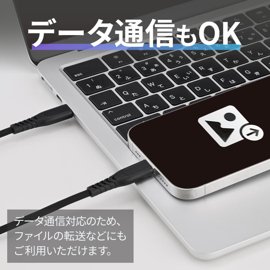 SEIWA USBケーブル 断線防止 柔らかい 抗菌 USB-C ケーブル 60cm SEIWA USBケーブル 断線防止 柔らかい 抗菌 USB-C ケーブル 60cm