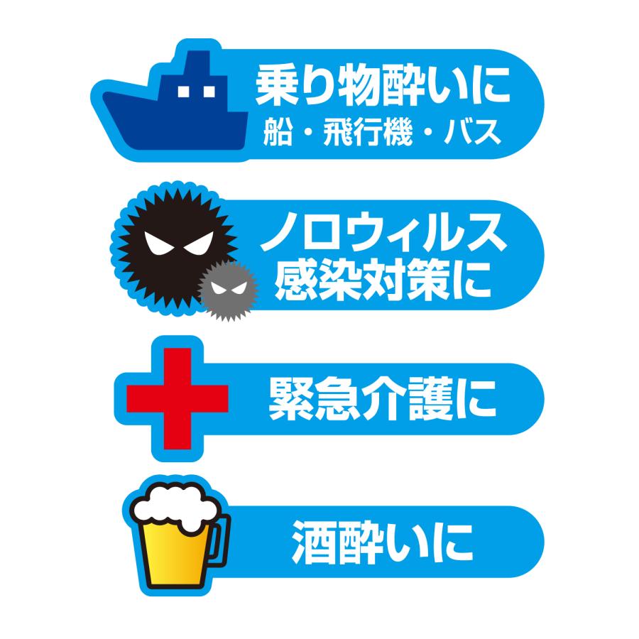 ＼携帯トイレとしても使用可能／ 携帯エチケット袋 4枚入x3個セット 持ち帰り袋付き 800cc 緊急事態 災害対策 車酔い IMP155 カー用品 セイワ(SEIWA) 父の日｜carlife｜07