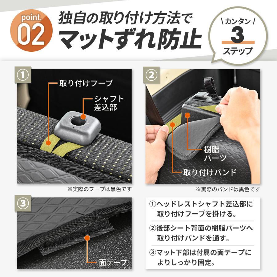 スズキ ジムニー JB64 シエラ JB74 専用 ラゲッジマット 荷台マット トランク 後部シート対応 発泡ラバー素材 キズ防止 IMP212 カー用品 セイワ(SEIWA) 父の日｜carlife｜05