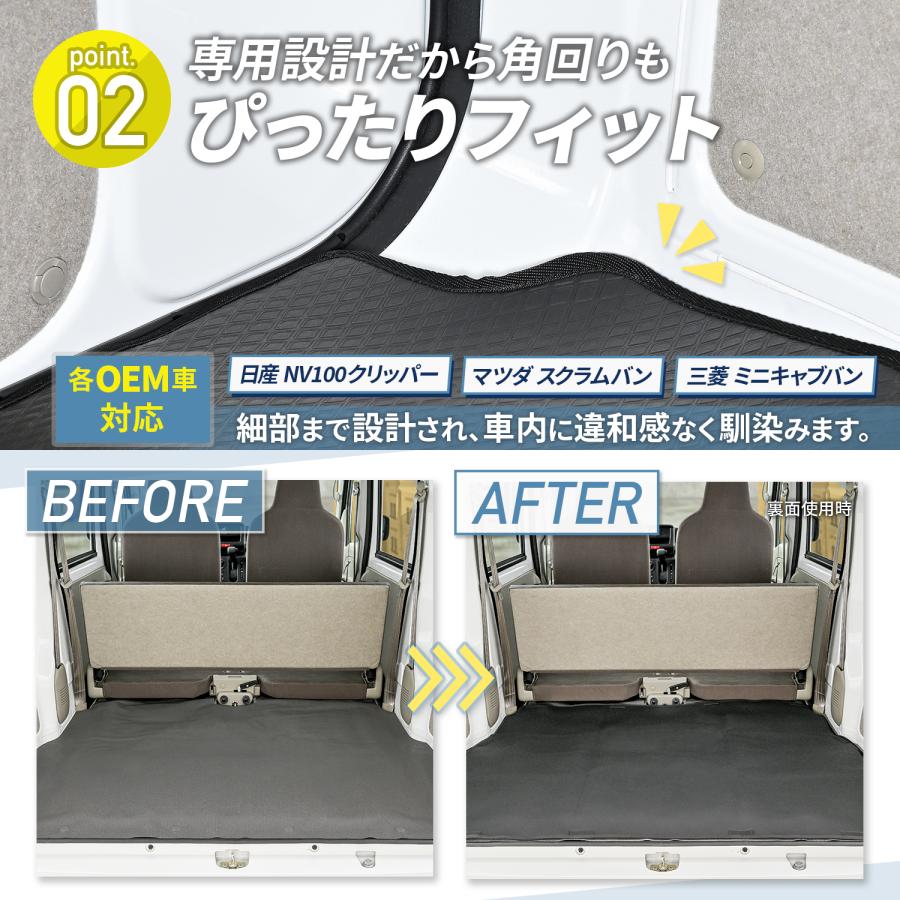 SEIWA（セイワ） スズキ エブリイ EVERY DA17V 専用 リバーシブル