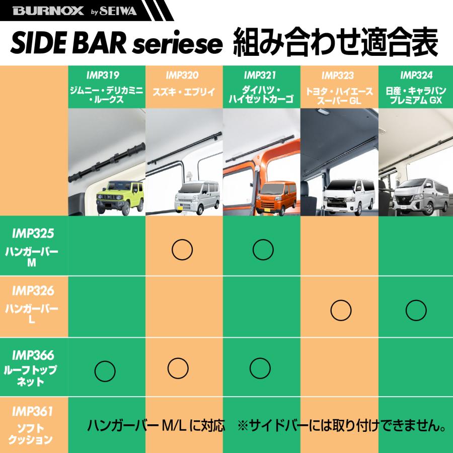 SEIWA（セイワ） ハンガーバー Mサイズ 106〜109cm 2本セット IMP325