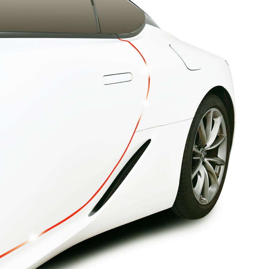 セイントモール SEIWA（セイワ） 車用 モール マルチモール レッド 幅8mmx4m グロ
