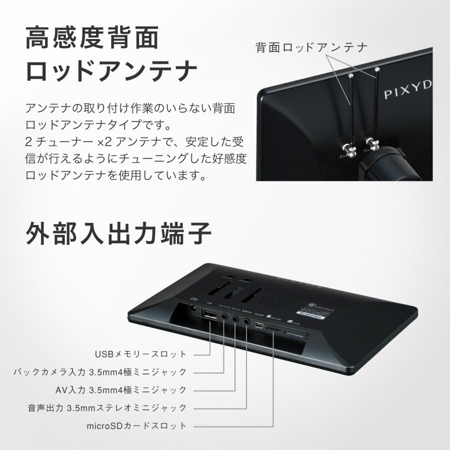 PIXYDA PNM90F ポータブルナビ 8インチ フルセグ 2023年度 画面 PIXYDA PNM90F ポータブルナビ 8インチ フルセグ 2023年度 画面