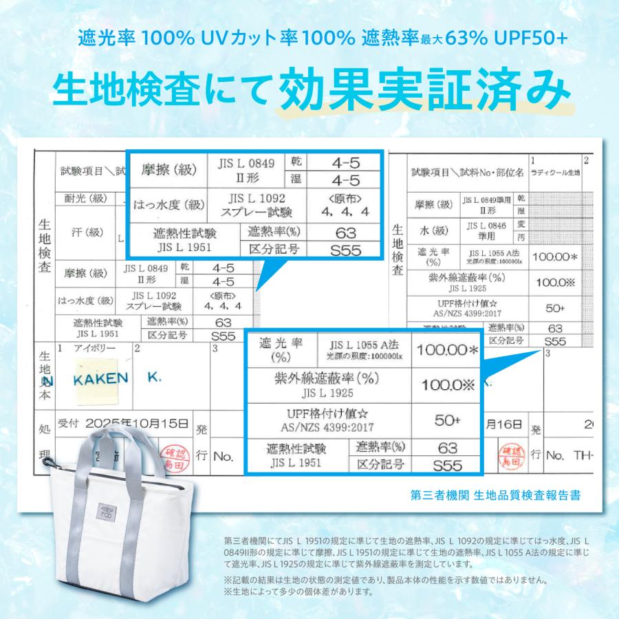 ラディクール生地使用 クーラーバッグ ソフトクーラー [大容量 5.5L] 保冷バッグ ランチバッグ 放射冷却 [遮熱63%] RCP20 ポケット付 防水 セイワ(SEIWA) |  | 11