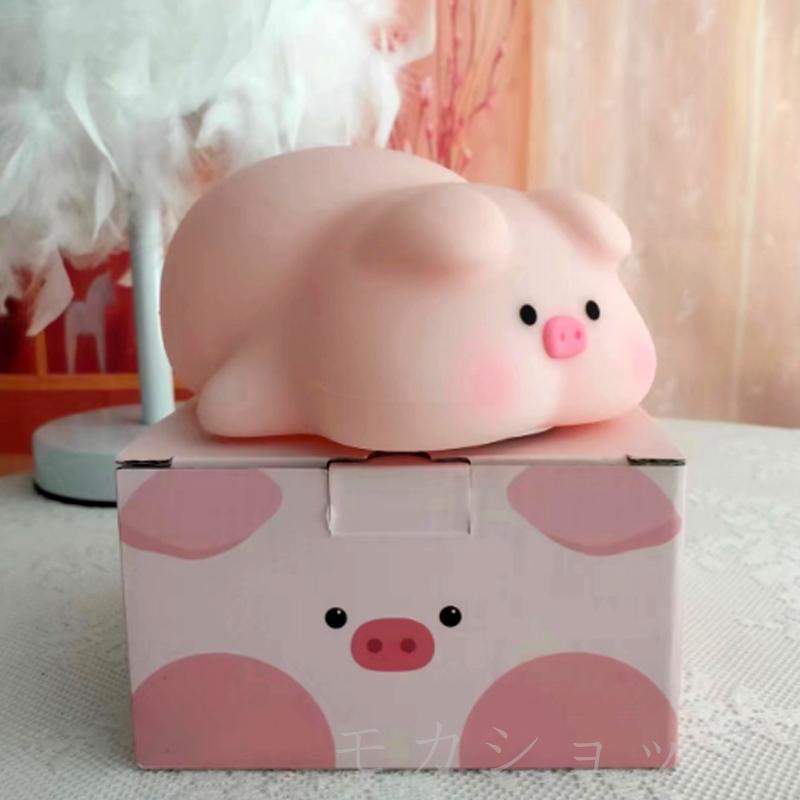 子豚型 LEDナイトライト 充電式 3段階調光 タッチ＆リモコン操作 Amazon.co.jp : かわいいブタのナイトライト おしゃれ ベッドサイド