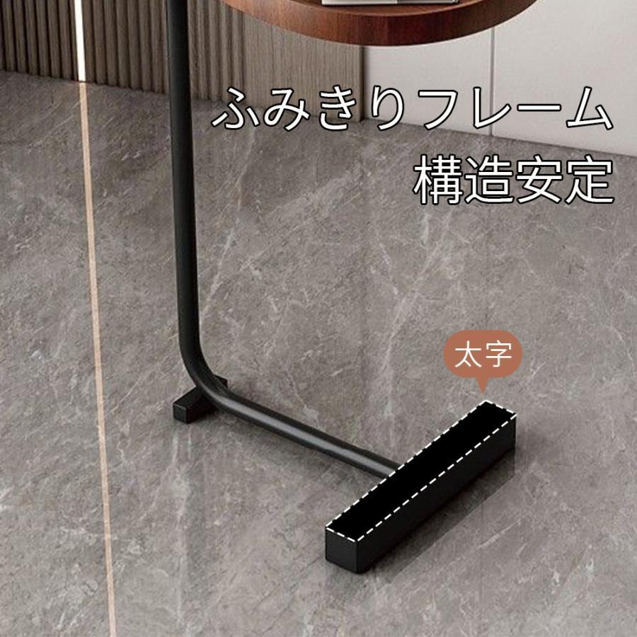 ナイトテーブル おしゃれ ベッド ソファ ベッドサイドテーブル スリム 木目調 木製 加湿器台 消毒液 スタンド アンティーク 【変色】 北欧
