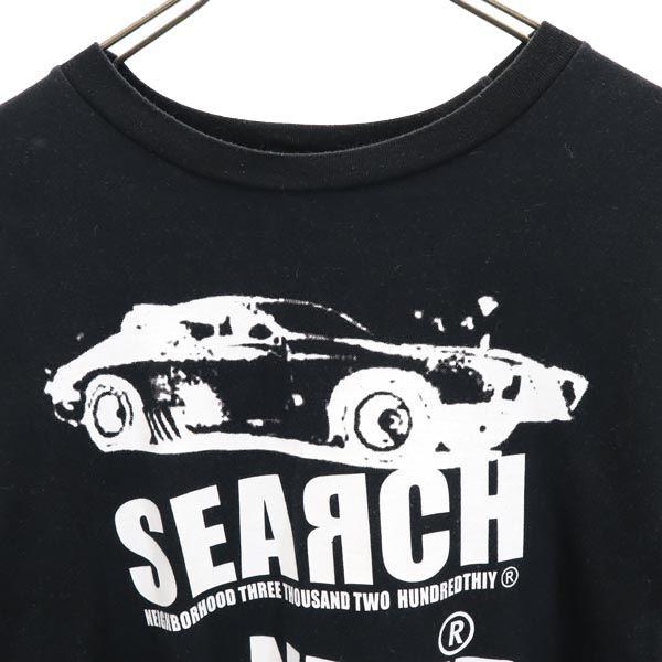 Neighborhood S Black Cotton Double-Sided Print T-Shirt Men | eBay