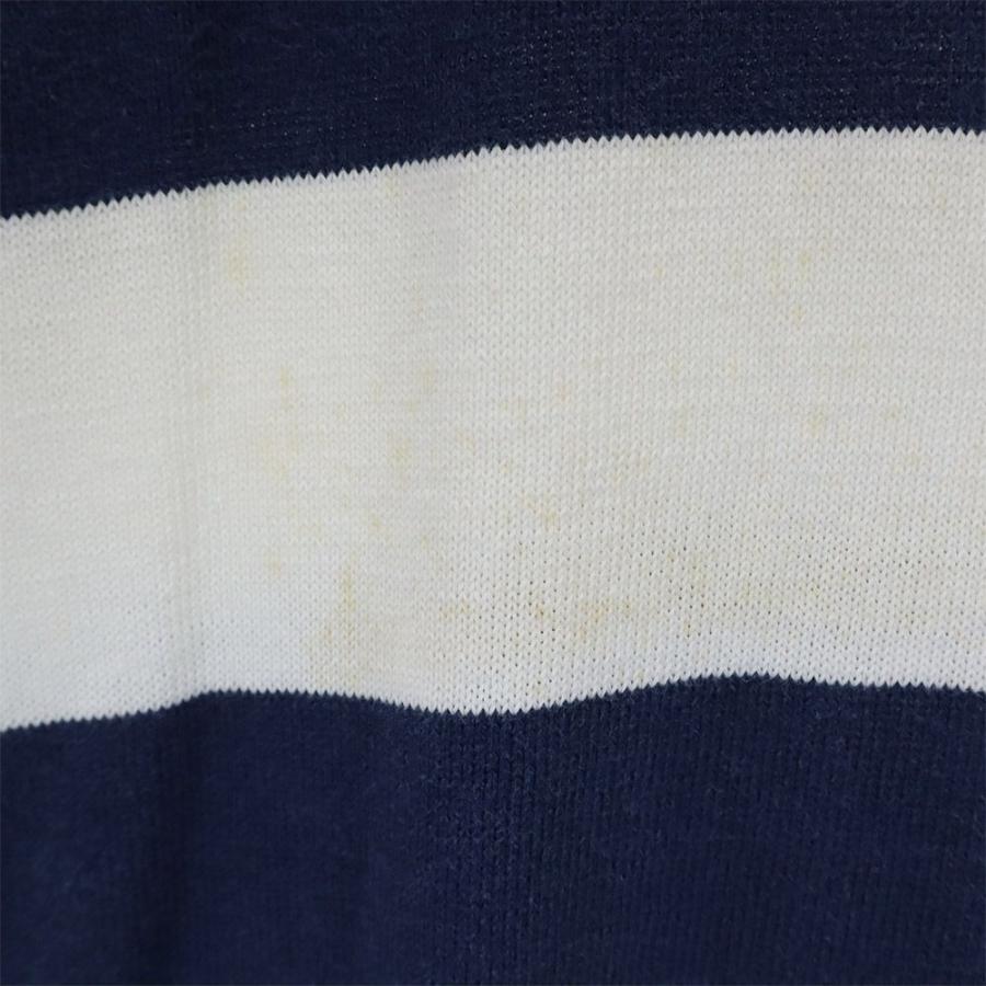 INTERNATIONAL RUGBY JERSEY ボーダー柄 ラグビー 長袖 ラガーシャツ M ネイビー×ホワイト ニット ジャージ メンズ 古着 中古 |  | 03