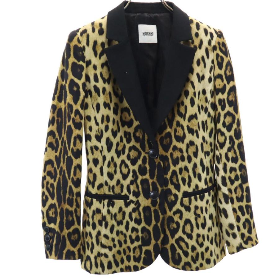 MOSCHINO（モスキーノ） チープアンドシック レオパード柄 テーラード