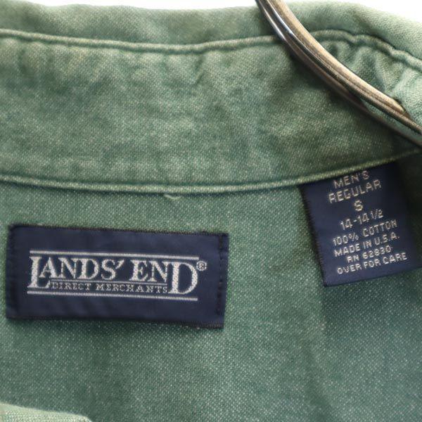 ランズエンド（LANDS' END） 90s オールド USA製 長袖 ボタンダウン