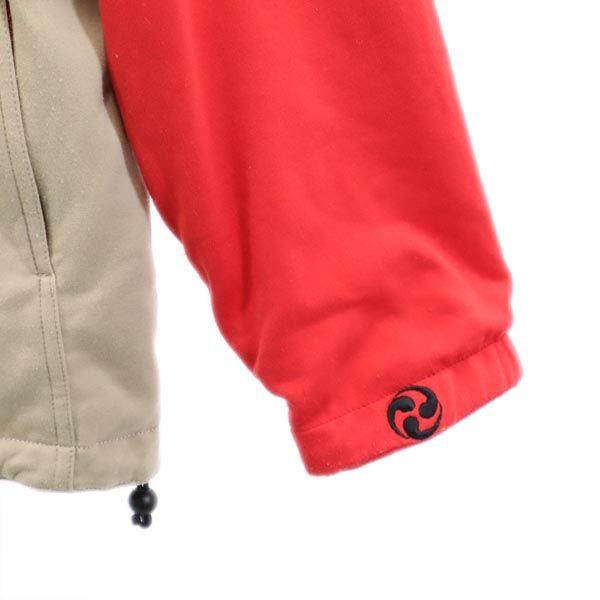 BURTON（バートン） リバーシブル フードジャケット M ベージュ×レッド