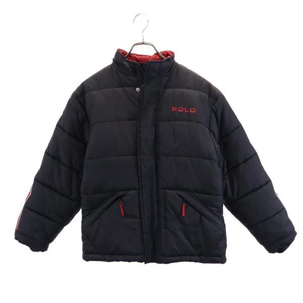 ポロラルフローレン スポーツジャケット SPORT JACKET POLO SPORTS ポロスポーツ 中綿ジャケット M ブラック×レッド ラルフ
