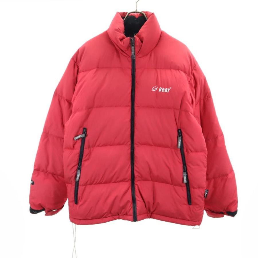 ベアー ダウンジャケット M レッド Bear メンズ 古着 中古 : CARMAK 
