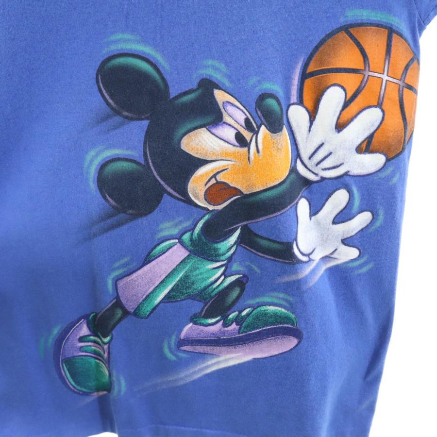 【激レア 希少品】90s ディズニー Tシャツ ピート 青タグ 日本製 M Disney ATHLETICS ディズニーアスレティックス 90s USA製 オールド