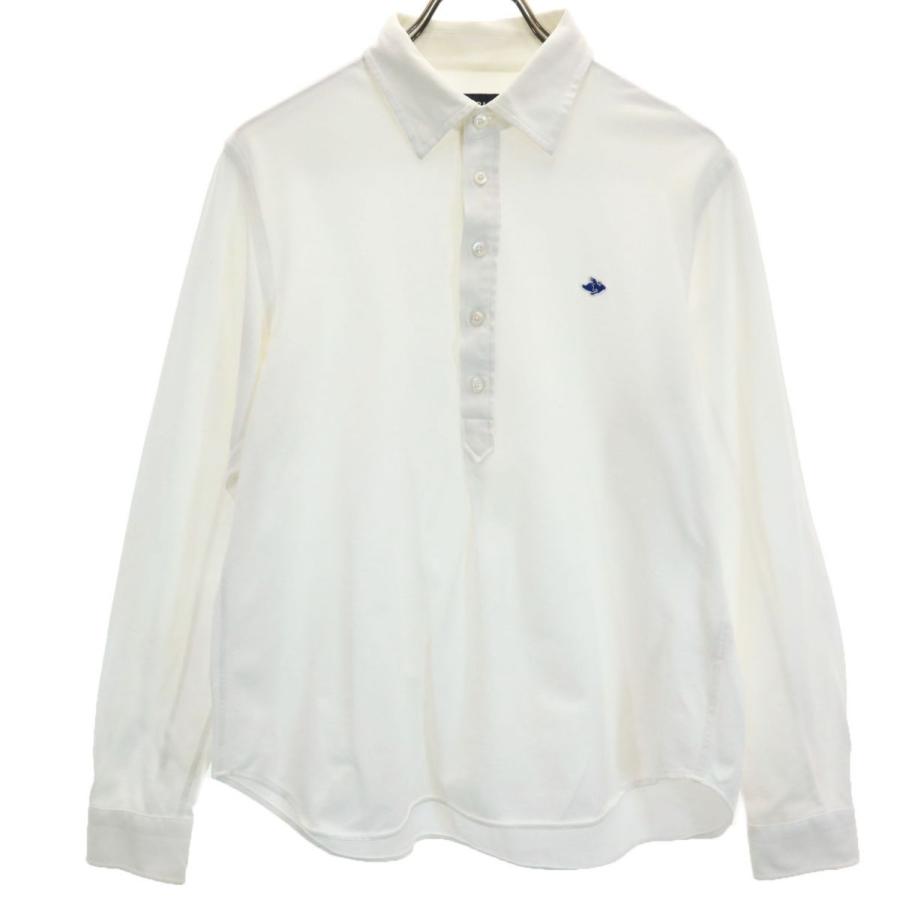 PEARLY GATES パーリーゲイツ ゴルフ 長袖 ハーフボタン ポロシャツ 4