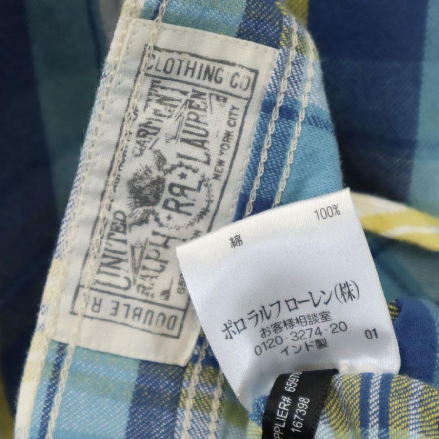 RRL Ralph Lauren（ダブルアールエル） RRL 長袖 チェックシャツ XS