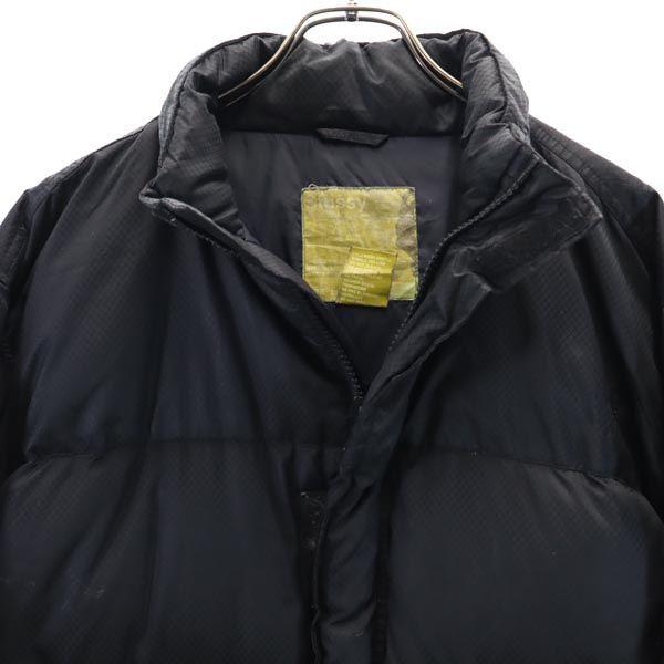STUSSY（ステューシー） 紺タグ オールド ダウンジャケット L 黒