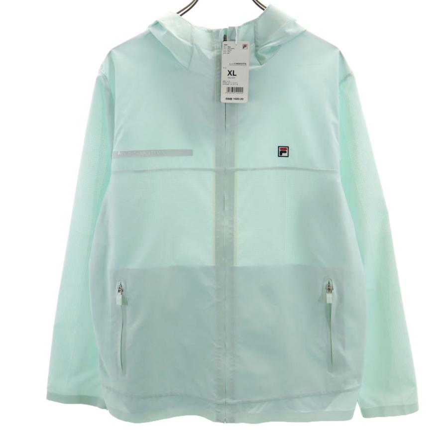 FILA（フィラ） 未使用 ジャケット XL 水色 フード タグ付き メンズ