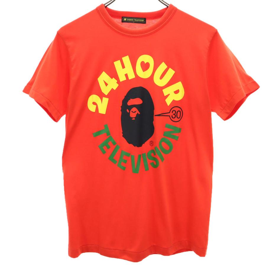 24HOUR TELEVISION 24時間テレビ 30 日本製 プリント 半袖 Tシャツ S