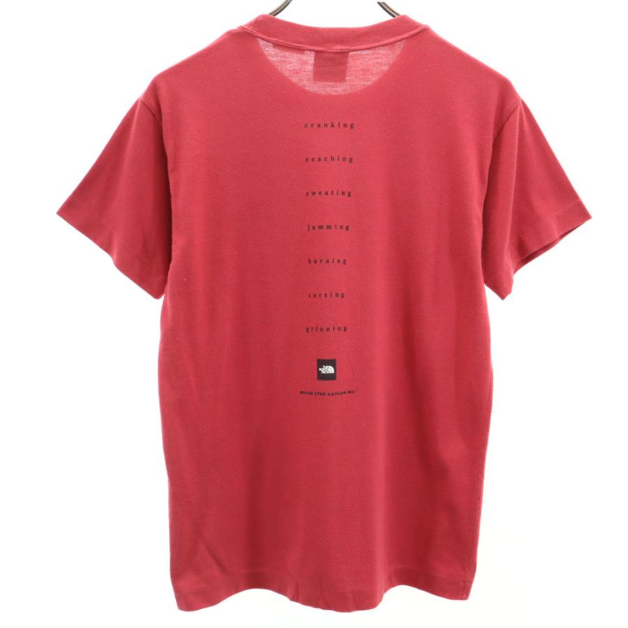 THE NORTH FACE レッドTシャツ＆ショートパンツセット(古着) THE NORTH FACE（ザ ノースフェイス） ノースフェイス 日本製 NT-5485