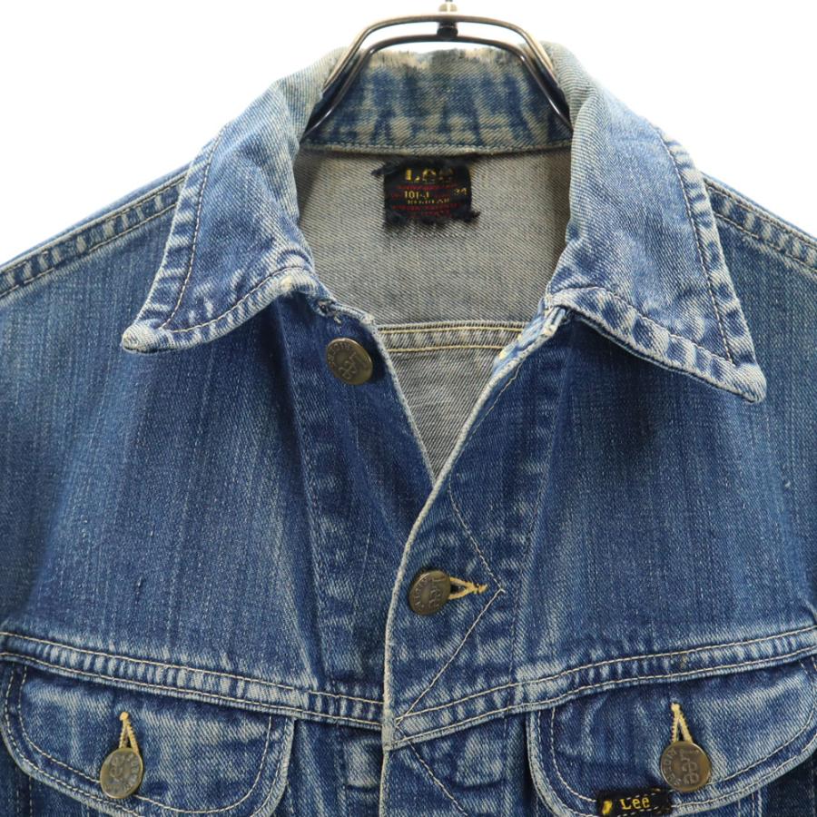 Lee（リー） 50s ヴィンテージ 101J 赤タグ後期 デニムジャケット 34