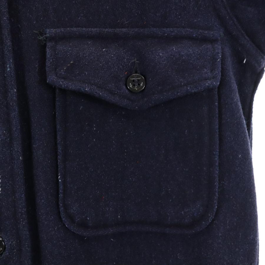 Sport King 50s 60s ヴィンテージ 長袖 シャツ ネイビー メンズ 古着