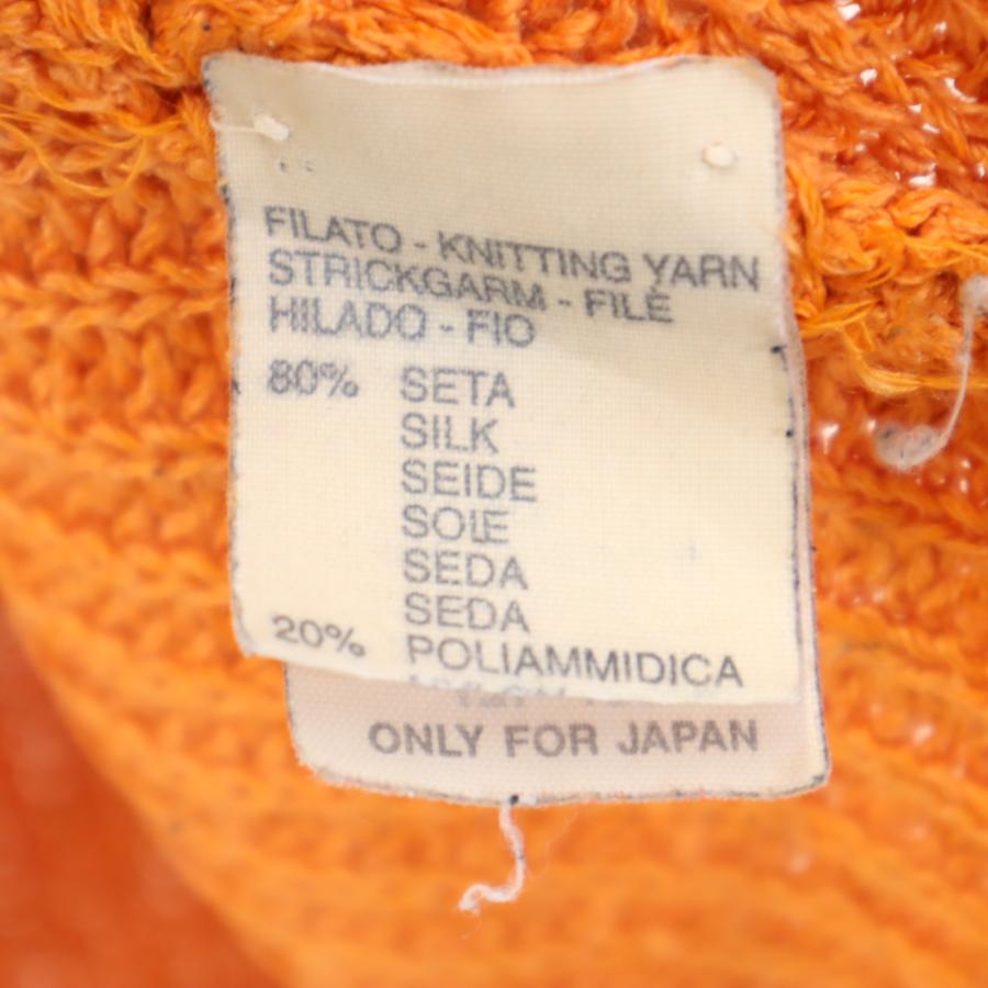 Max Mara（マックスマーラ） 長袖 セーター M オレンジ ニット ハーフ  