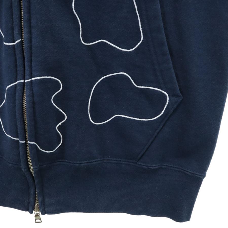 A BATHING APE（アベイシングエイプ） 日本製 長袖 スウェット ジップ