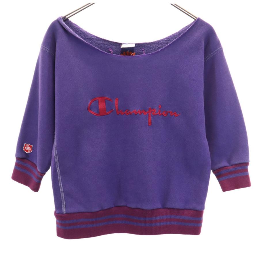 Champion チャンピオン 90s オールド 刺繍タグ 7分袖 リバースウィーブ