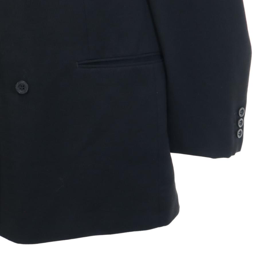モルトブラボー ジャンニ・ヴェルサーチ生地 ダブル スーツ 上下セットアップ チャコールブラック ｘ GIANNI VERSACE メンズ 古着 中古_2