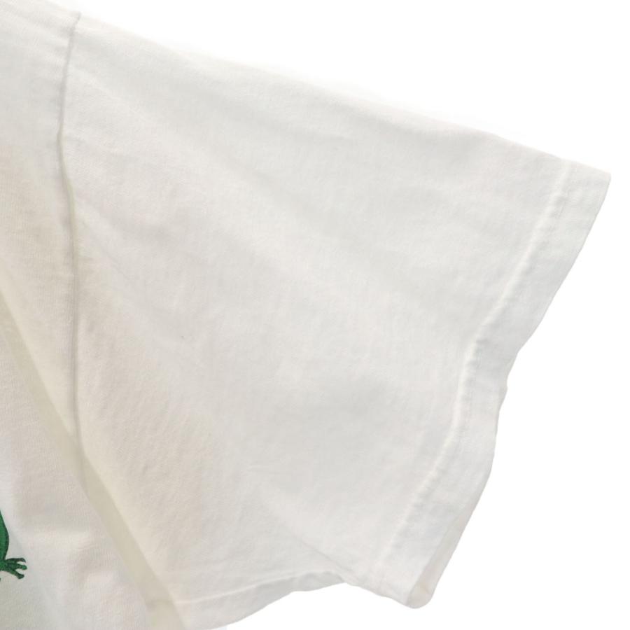 デルタ 90s USA製 バックプリント カエル 半袖 パロディー Tシャツ L