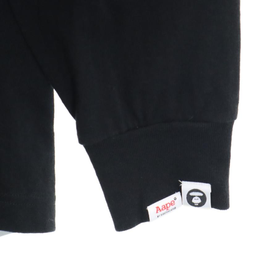 A BATHING APE（アベイシングエイプ） バックプリント 長袖 Tシャツ S