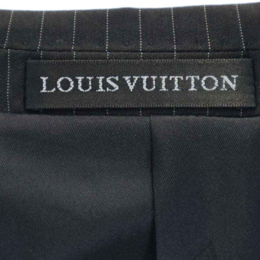 LOUIS VUITTON ブラック　ストライプ スーツジャケット LOUIS VUITTON ブラック ストライプ スーツジャケット LOUIS VUITTON